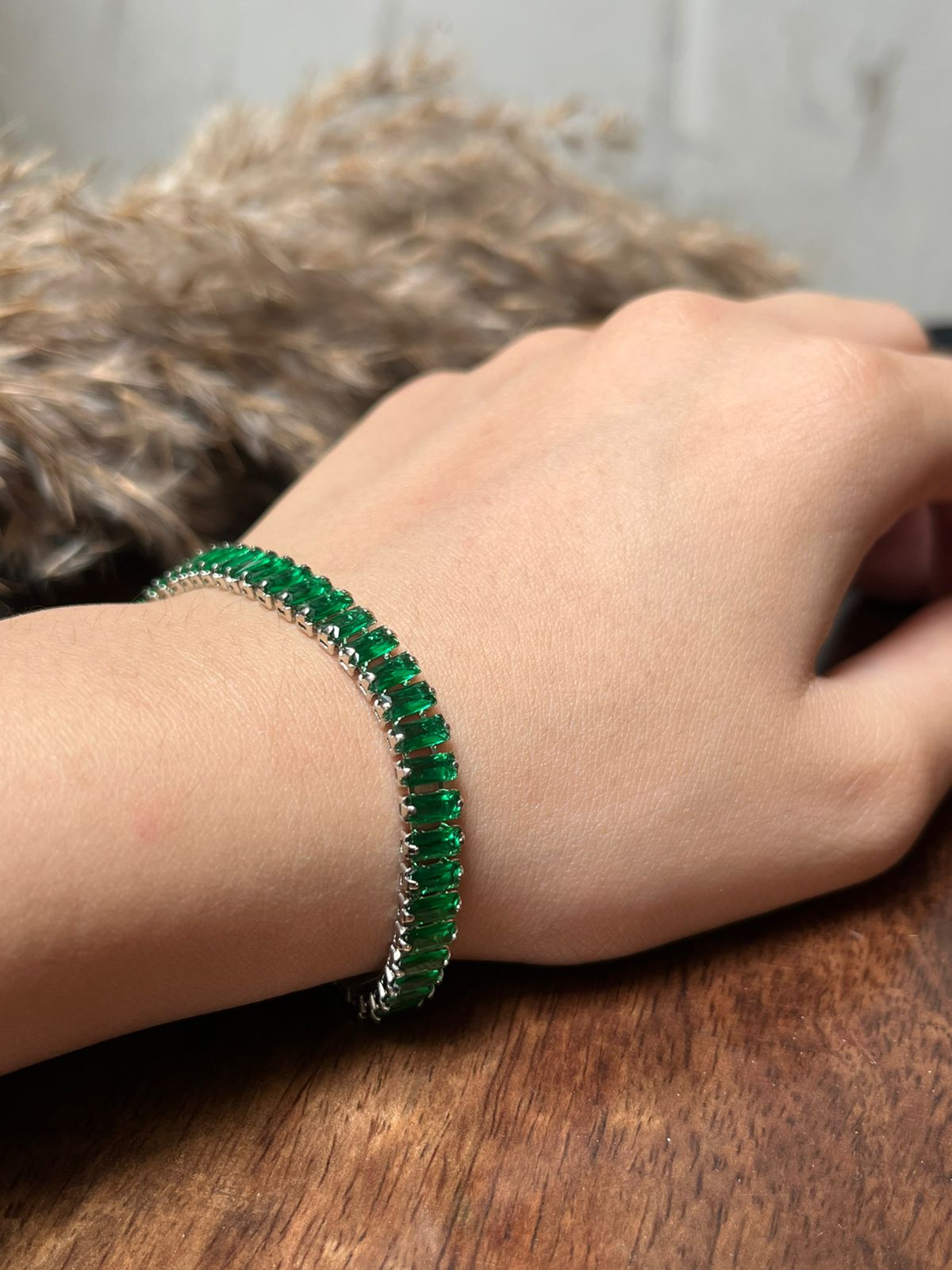 Emerald Tennis Bracelet